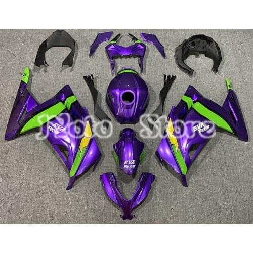Purple Motorcycle for Kawasaki Ninja 300 2013 2014 2016 2015 2017 EX300 Full Car Full Cover EX300 Private Custom Pattern Fairing