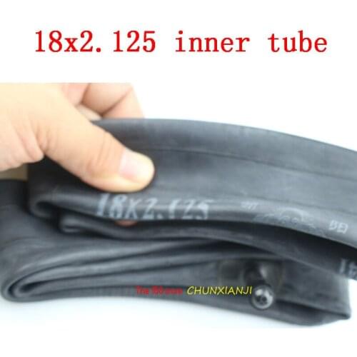 Inner Tube / inner tyre 18 x 2.125 with a Bent Angle Valve Stem or Straight Valve fits many gas electric scooters and e-Bike