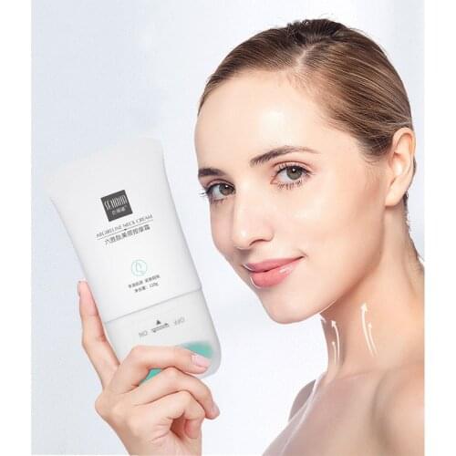 1Pcs Six Peptide Peptide Neck Cream Moisturizing Massage Cream Double Roller Neck Texture Cream Neck Care 110g