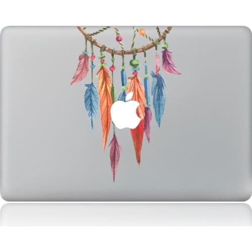 Dream Catcher Indian Feathers Vinyl Decal Laptop Sticker for macbook Pro Air 13 inch Cartoon laptop Skin shell for mac book