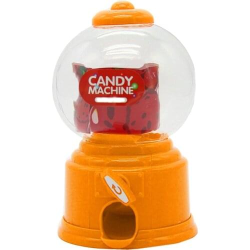 Cute Sweet Mini Candy Machine Bubble Dispenser Coin Bank Kids Toys Children Gift CLH@8