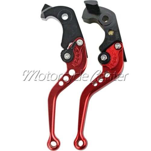 Motorcycle CNC Short Brake Clutch Levers For Yamaha YZF 1000 R1 YZFR1 1999-2001 99 00 01 Red Adjustable Lever