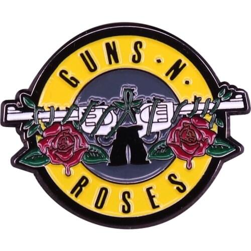 Gnr soft enamel pin