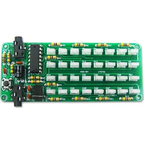 1 Set ASD-84 Level Indicator Accessories Frequency Spectrum Kit Audio Music Voice DIY Kit Electronic Sensitive Tool