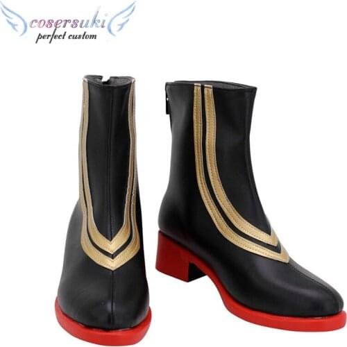 Ensemble Stars ALKALOID Kazehaya Tatsumi Cosplay Shoes Boots Professional Handmade ! Perfect Custom for You