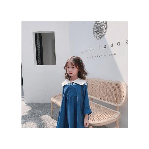 2021 New Autumn Girls British College Princess Dress