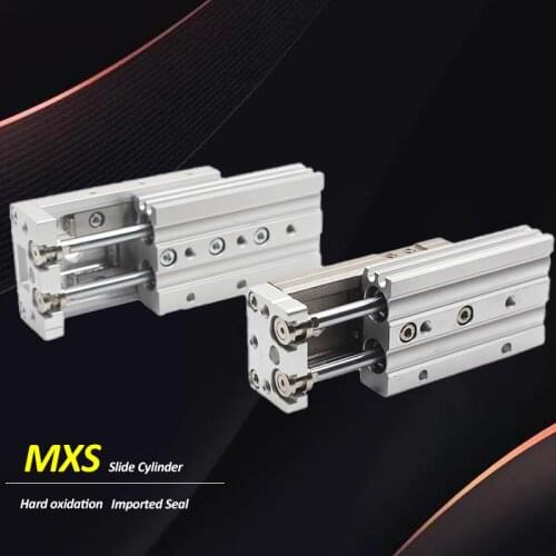 SMC Type dual rod Rail air pneumatic slide cylinder MXS12 MXS12L MXQ12 MXQ12L MXS16 MXS16L MXQ16 MXQ16L