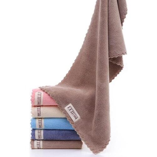 Microfiber towel hair edgeless outdoor Coral velvet luxurious brand face towels adults quick thick ultra Soft Absorbent Female