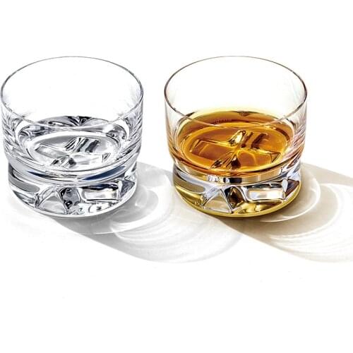 Clear Crystal Best Single Malt Whiskey Glass Rock Blended Whisky Tumbler Vodka Liquor Shot Short Wine Glasses Charms Chivas Cup