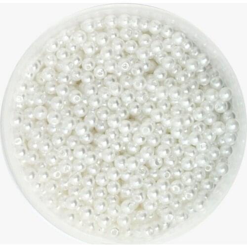 1000pcs 4mm Multicolor ABS Imitation Pearl Bead Round Plastic Acrylic Loose Beads For Jewelry Making DIY Toy Handmade Ornament