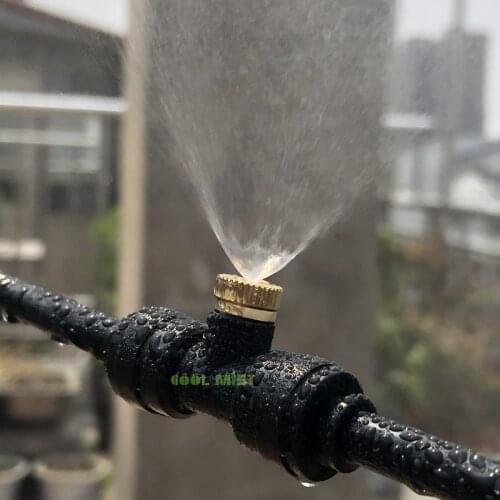 S184 Threaded 3/16 Brass Fog Mist Nozzle Misting Fogging Spray Sprinkler Head 0.1mm-0.8mm orifice 200pcs/lot