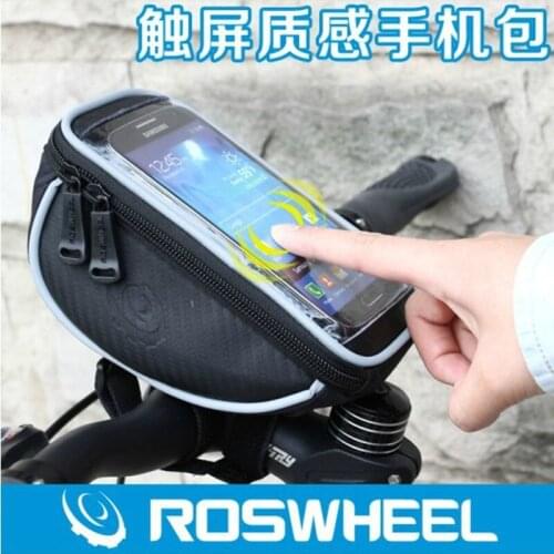Q1058 Cycling bike bag bicycle bag before the package legislation touch-screen mobile phone bag