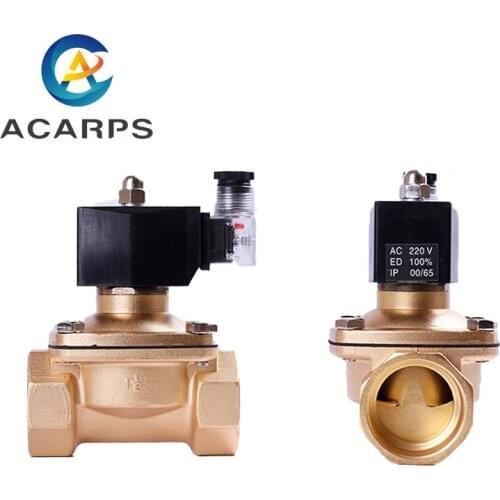 High Temperature 1.5inch Gas Lpg Solenoid valve dn40 12v Normally Closed 2 Positions solenoid connected