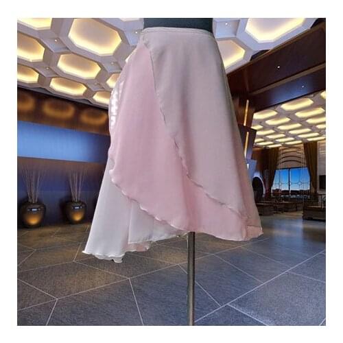 Girls Ballet Dance Skirt Adult Dance Practice Chiffon Skirt Students Ballet Dancing Practice Wear Teachers Long Skirts D-0619