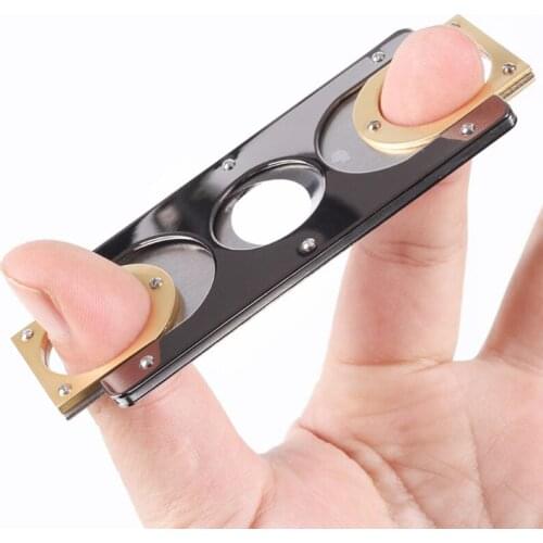 1Pc High Quality Double Blades Stainless Steel Cigar Cutter Pocket Gadgets Zigarre Cutter Knife Cuban Cigars Scissors