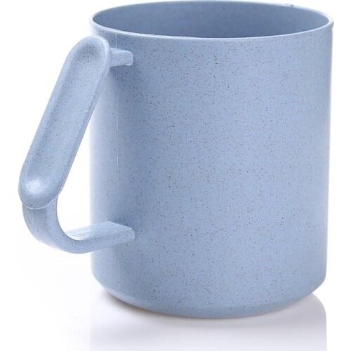 1 piece Pure Color Mouthwash Cup Upside Down Healthy Environmental Friendly Household Toothbrush Cup