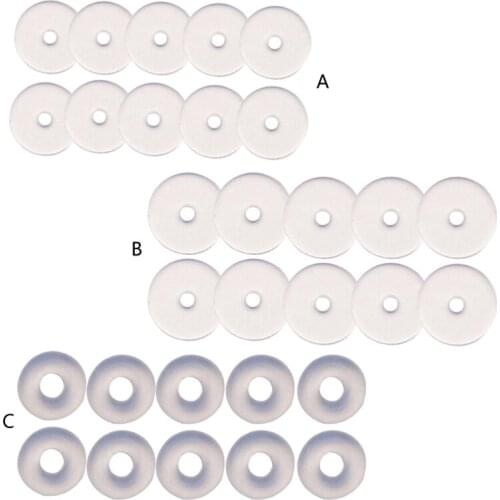 10 Pieces Piercing Healing Silicone Discs for the Back of the Earrings Transparent Disc Pads for Fixing the Earrings