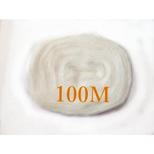 100M PVA Mesh Refill Carp Fishing Stocking Boilie Rig Bait Wrap Bags