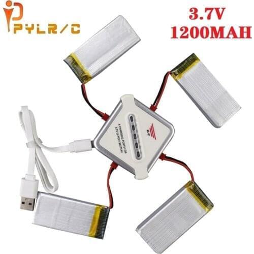 3.7V 1200mah lipo battery +charger for SP650 aerial photography UAV quadcopter spare parts remote control helicopter battery