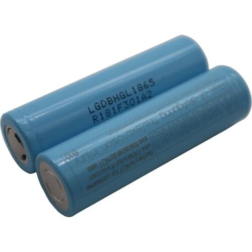 C&P LGDBHGL1865 Batteries Cell 3000mAh INR18650 Li-Ion 3.6V 3.0Ah High Rechargeable Power Tool Discharge Rate 20A 3.7V China New