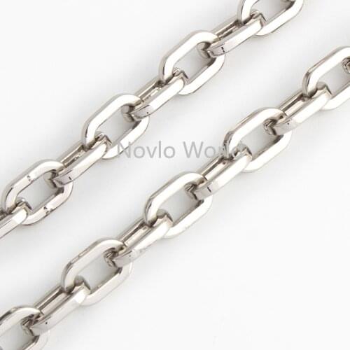 1-5-10 pieces 2.5 mm thick 10mm width Zinc Alloy bag chain strap heavy bag chains