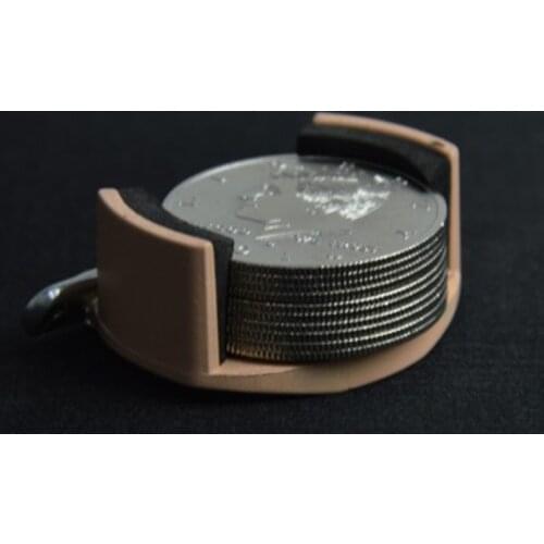 Coin holder / Metal Coin Dumper for Half Dollar, Morgan Coins Magic Tricks Appearing Magie Close Up Street Illusion Gimmick