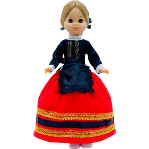 Sintra doll collection 40 cm Soriana Soria regional dress made in Spain by Folk crafts. Similar Nancy
