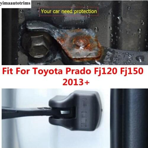 Yimaautotrims Car Door Stop Rust Waterproof Plastic Protective Cover Kit 4 Pcs Fit For Toyota Prado Fj120 Fj150 2013 - 2020