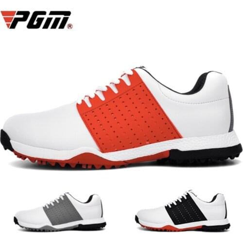 PGM Golf Mens Shoes Waterproof Casual Sports Sneakers Lace-Up Shoelaces Breathable Non-Slip XZ151 Wholesale