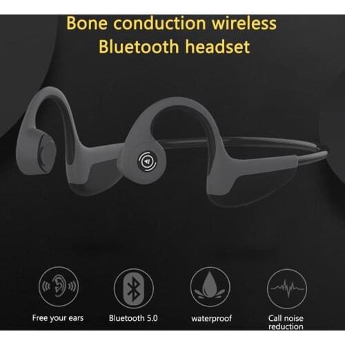 Bone Conduction Headphones Bluetooth 5.0 Headsets Wireless Stereo Sports Running Waterproof Bluetooth Earphones For Gym Hiking