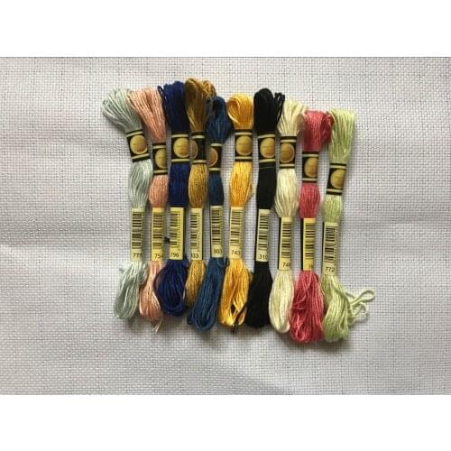 Embroidery Threads Multi Colors Cross Stitch Cotton Embroidery Thread Floss Sewing Skeins Craft cxc threads