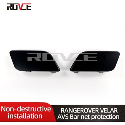 A Pair Car Front Bumper Grill Hook Cap Cover For Land Rover Range Rover Velar SVA L567 LR126782 LR126781 Bumper Grill Protection