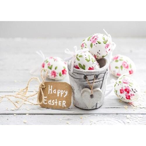 Easter Eggs Bokeh Photographic Backgrounds Computer Printed Backdrops for Baby Children Family Party Photoshoot Photo Studio
