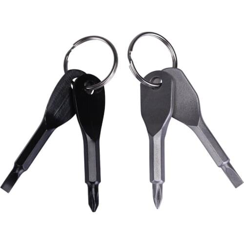 Portable Screwdriver Set Slotted Phillips Tournevis Precision Screw Driver With Key Ring