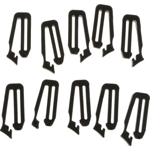 Adjustable 10pcs 25mm Molle Webbing Connecting Clips Strap Buckle Backpack Clip for Outdoor Running Bag Camping Climbing Access