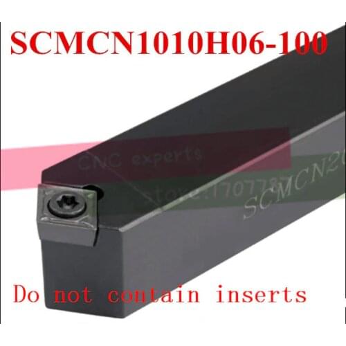 SCMCN1010H06-100 10*10mm Metal Lathe Cutting Tools Lathe Machine CNC Turning Tools External Turning Tool Holder S-Type SCMCN
