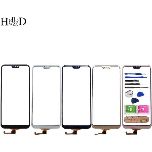 Mobile Touch Screen For Huawei P20 Lite Touch Screen Digitizer Panel Front Glass Sensor For Huawei Nova 3E TouchScreen Tool Glue