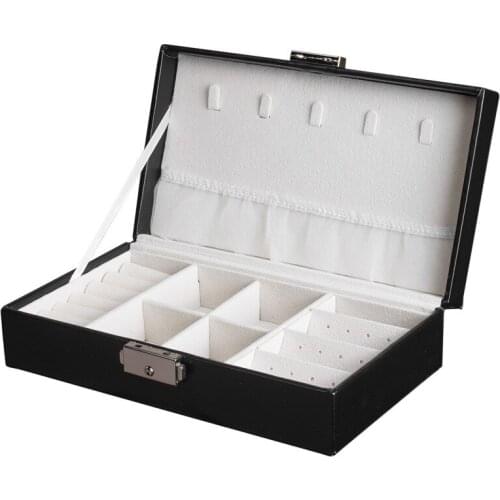 Jewelry Box for Women Leather Jewelry Organizer Storage Display Jewellery Box Packaging Joyeros Organizador De Joyas