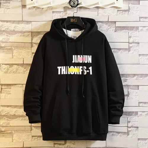 Graffiti Hoodie Men Fall Oversized Oversize American High Street Roora Matching Top