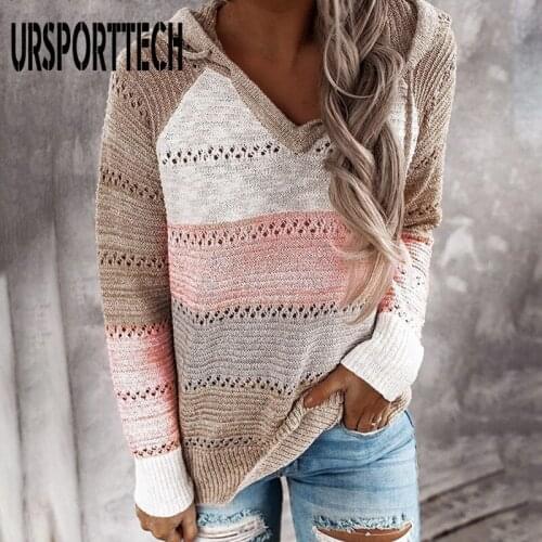 Женские свитера и кардиганы URSPORTTECH China At AliExpress