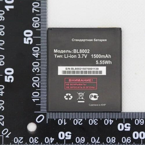 BL8002 1500mAh 3.7V 7.4Wh High Quality Li-ion Battery Replacement for FLY IQ4490I Battery BL 8002 Charger Phone Battery