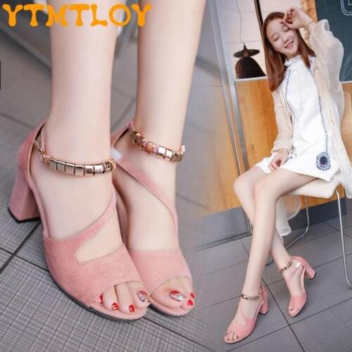 2021 Fashion Sexy Fish Mouth Hollow Roman Sandals With Beaded High Heels Women Summer Sexy Women Sandals