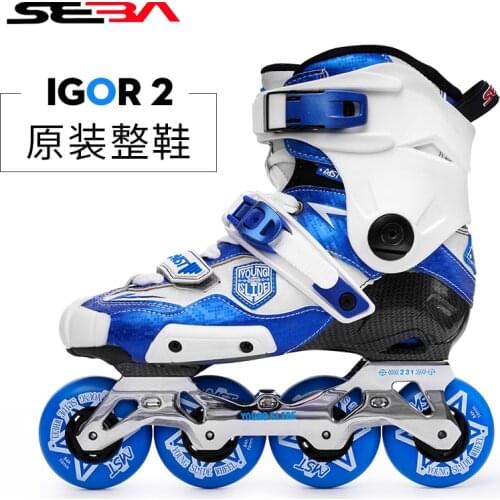 100% Original 2020 SEBA IGOR2 MST YOUNG Slide Adult Inline Skates Roller Skating Shoes Flat Frame Slalom Sliding