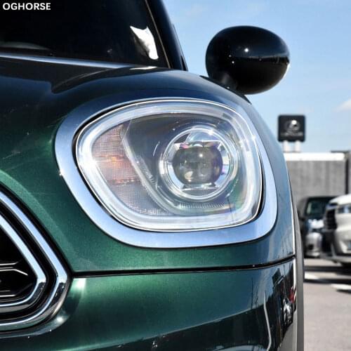 2 Pcs Car Headlight Protective Film Protection Self Healing Invisible TPU Sticker for MINI Cooper R55 R56 R60 F54 F55 F56 F60