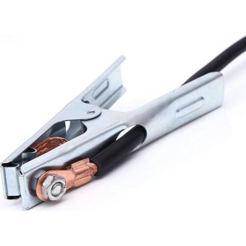 300A Ground Cable Clamp Current Earth Ground Cable Clip Clamp Welding 1.5m Cable