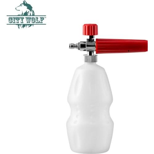 48PCS City wolf Adjustable Foam Cannon 1L Bottle Snow Foam Lance With 1/4" Quick Connector Foam Blaster for Pressure Washer