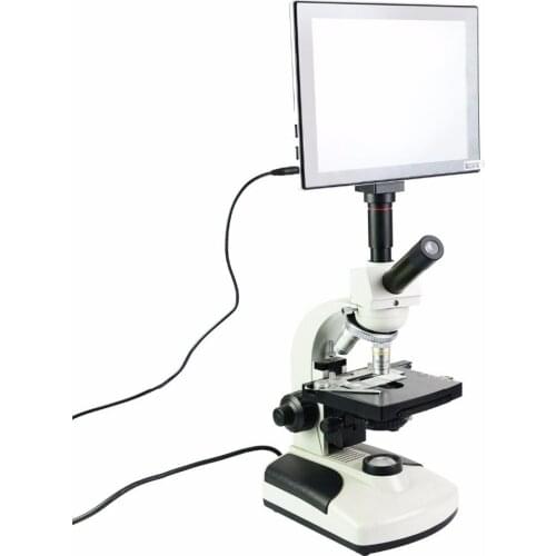 9.7 inch HD Android Touchscreen Tablet Microscope HDMI Digital Eyepiece Synchronous Output Electronic Cell Counts Measure Camera