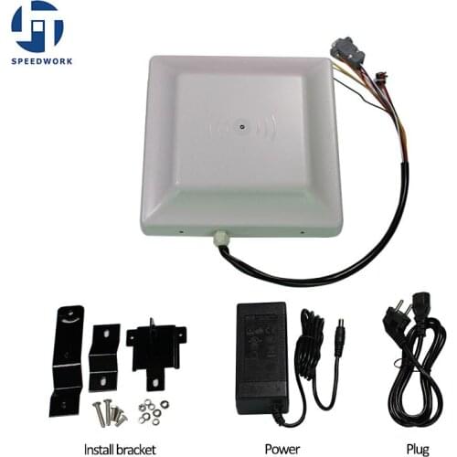 902-928MHZ Ethernet interface UHF RFID Card Reader With 0-8M Middle range distance free card and SDK files