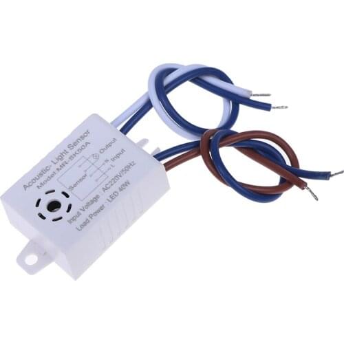 AC180-240V 50/60Hz Sound Automatic Auto On Off Photocell Street Light Switch And Light Controlled Sensor Switch