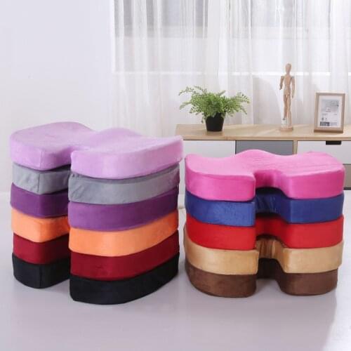 CAR Travel Breathable Seat Cushion Pad Car Seat Cushion Coccyx Orthopedic Memory Foam U-Shape Seat Massage Chair Cushion